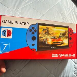 X 12 Plus 7” Screen Game Player 12,000 Games . 16G Rechargeable. New